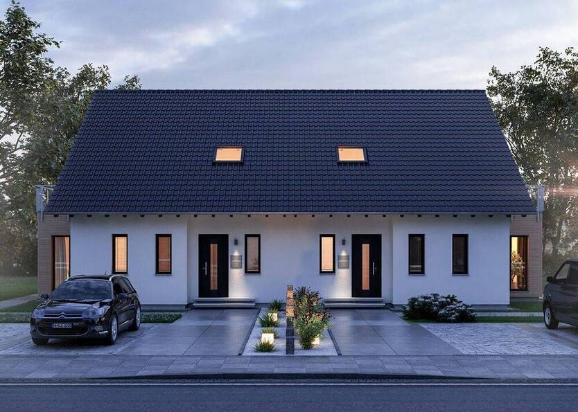 Ihre Doppelhaushälfte mit Keller auf traumhaften Grundstück