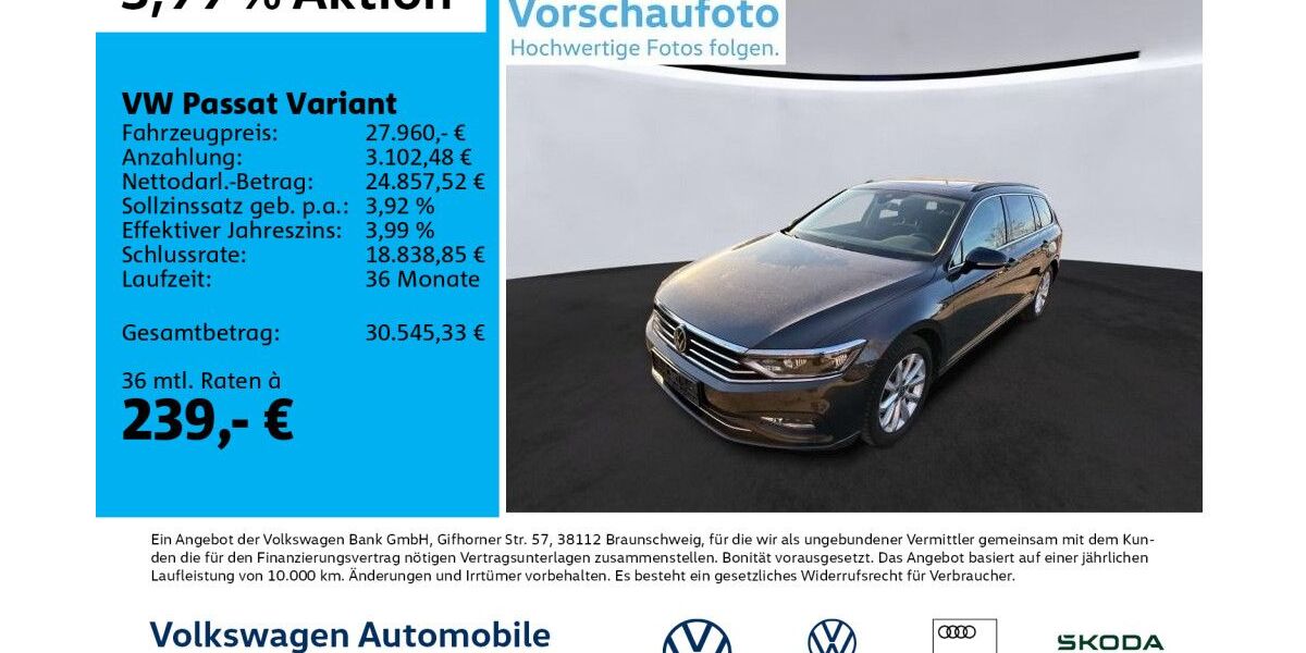 VW Passat 69.400 km 26.960 &euro; Leipzig 04178