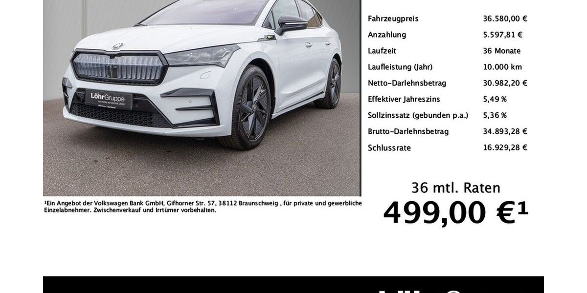 Skoda Enyaq 83.021 km 35.980 &euro; Trier 54292