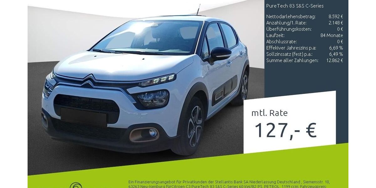 Citroen C3 44.967 km 10.740 &euro; Stuhr 28816
