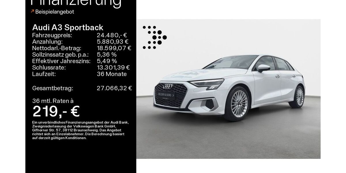 Audi A3 45.800 km 22.990 &euro; Sand am Main 97522