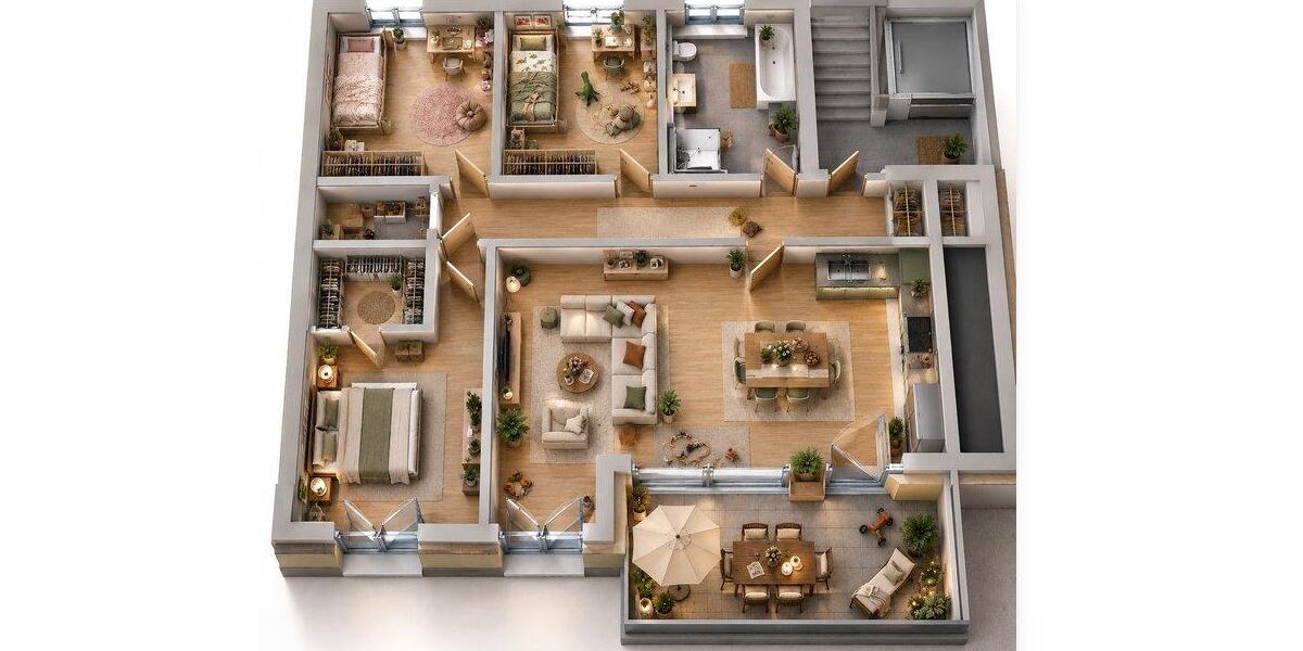 Etagenwohnung Frankfurt (Oder) - 4 Zimmer, 101 m&sup2;, 381.642&euro; | Angebot:27521370