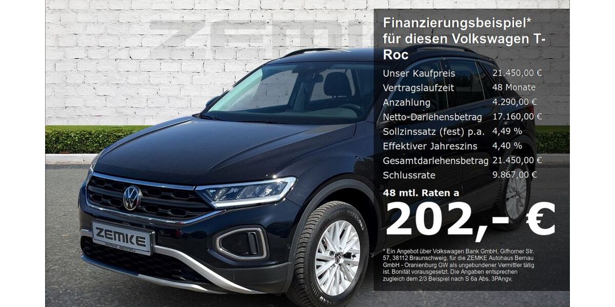 VW T-Roc 42.533 km 20.875 &euro; Oranienburg 16515