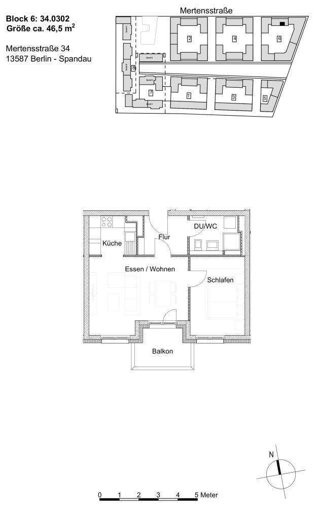 Wohnung zum Mieten in Berlin 699 € 46.6 m²