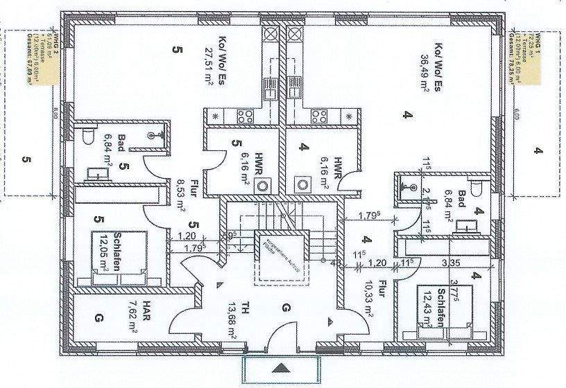 Etagenwohnung Scheeßel - 2 Zimmer, 78 m&sup2;, 273.875&euro; | Angebot:25698658