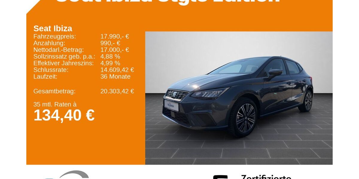 Seat Ibiza 12.600 km 17.990 &euro; Neustadt a.d. Weinstraße 67433