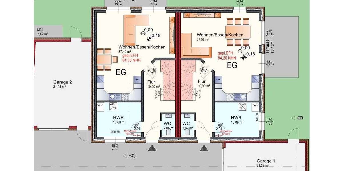 Einfamilienhaus Kleve - 6 Zimmer, 160 m&sup2;, 1.980&euro; | Angebot:25620487