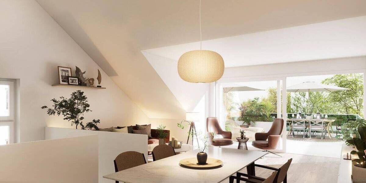 Stylische Dachterrassenwohnung mit Freiluft-Wohnzimmer - modern & urban 3 zimmer