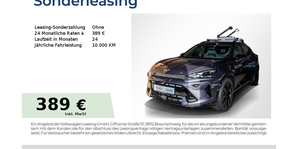 Cupra Formentor 1.500 km 54.690 &euro; Magdeburg 39118