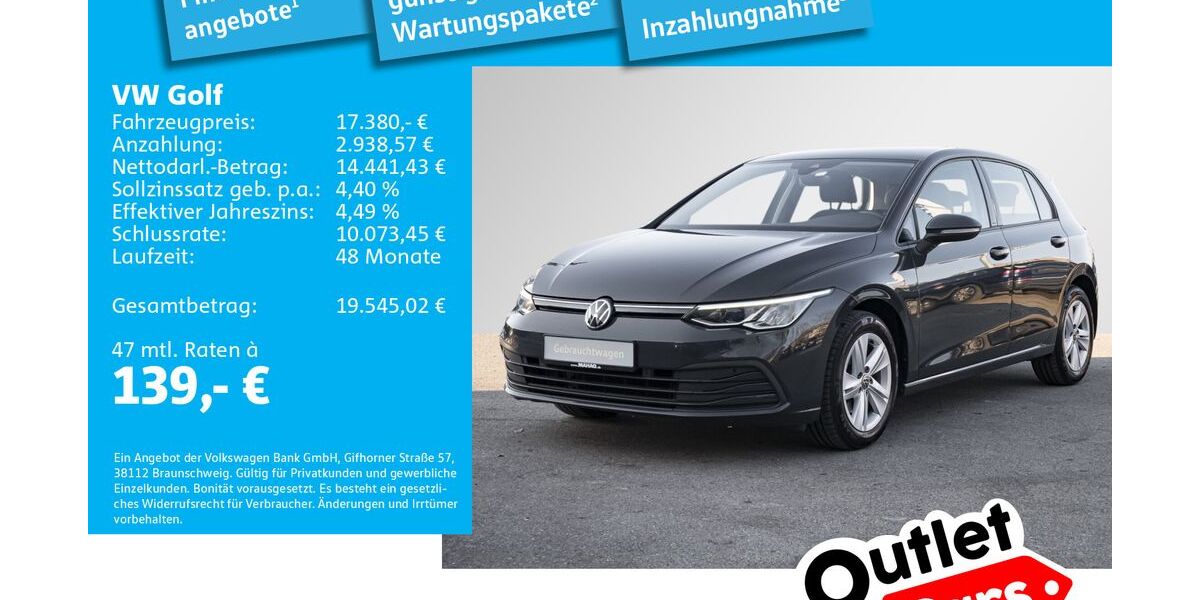 VW Golf 111.375 km 17.380 &euro; Dachau 85221