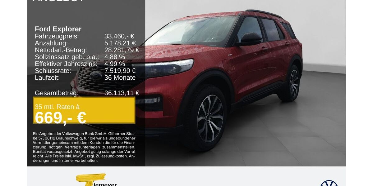 Ford Explorer 92.554 km 32.980 &euro; Bochum 44892