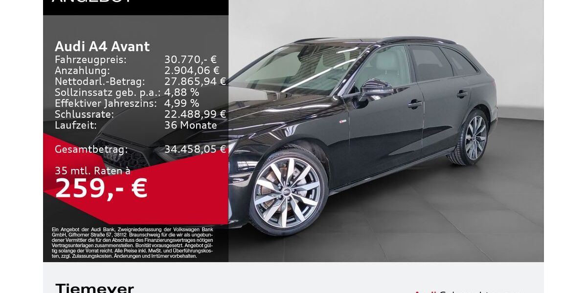 Audi A4 74.185 km 29.940 &euro; Bochum 44809