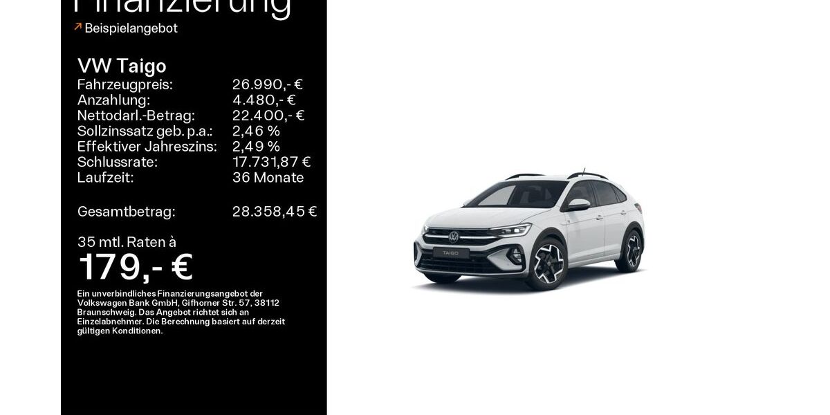 VW Taigo 26.753 km 26.990 &euro; Schweinfurt 97424
