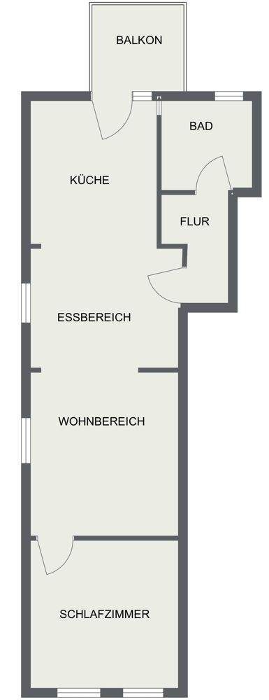 Zwischen Altbaucharme und Stadtleben - 2-Zimmer-Wohnung mit Balkon Nähe Siggi 2 zimmer