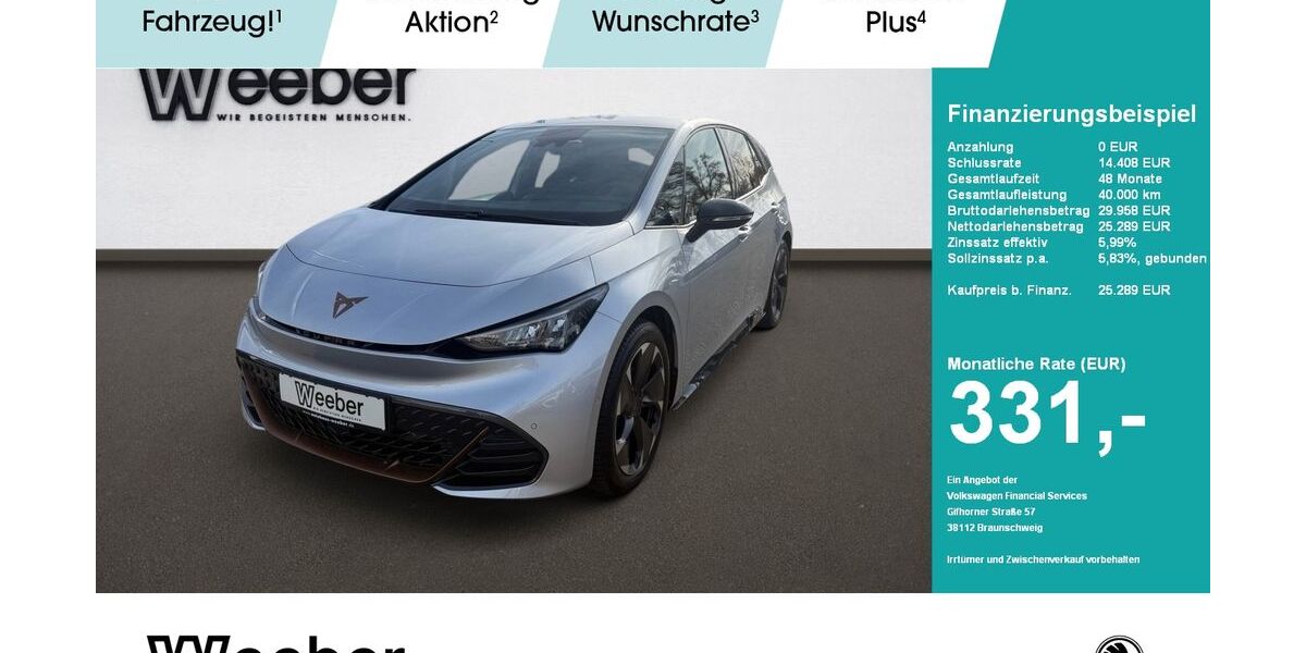 Cupra Born 16.525 km 23.890 &euro; Weil der Stadt 71263