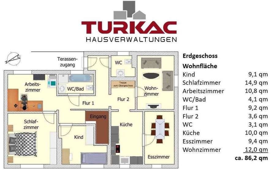Haus zum Mieten in Weilburg 1.100 € 123.7 m²