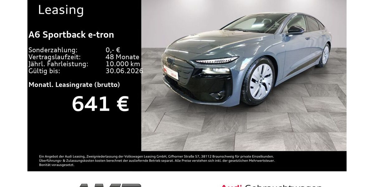 Audi A6 e-tron 7.210 km 58.980 &euro; Borna 04552