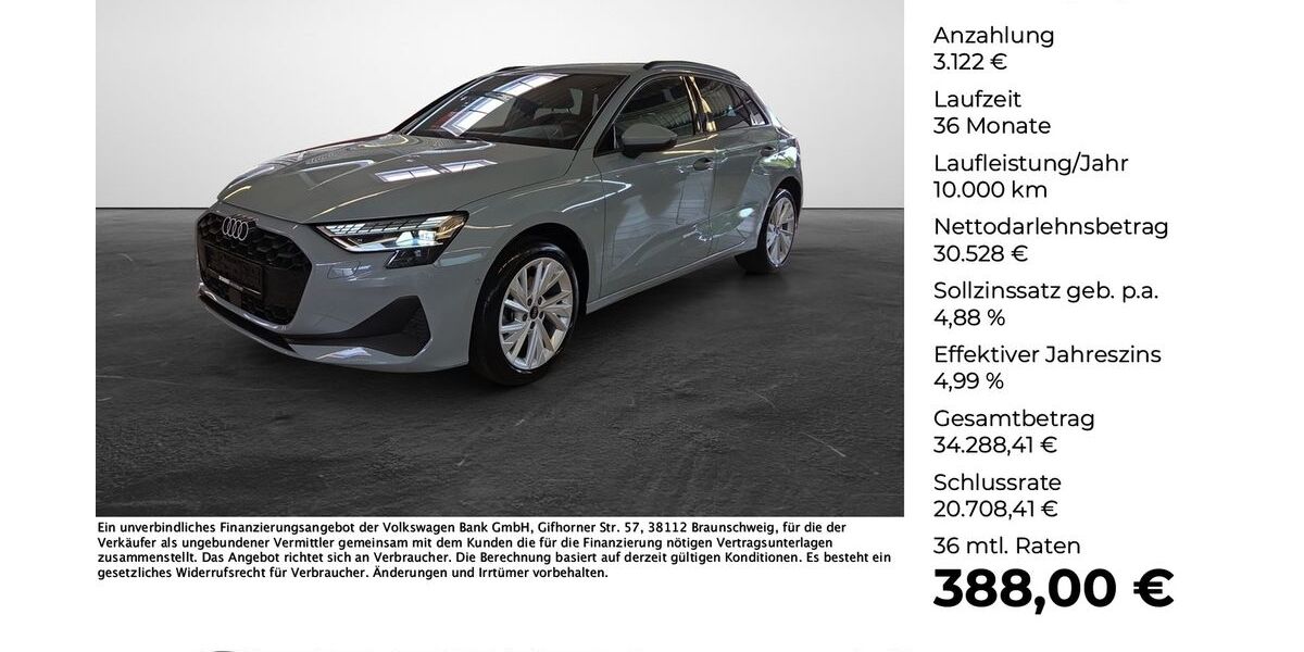 Audi A3 3.264 km 33.450 &euro; Ibbenbüren 49477