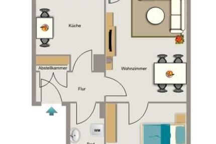Kleine 2-Zimmer-Wohnung in Marl Hüls für Sie! 2.5 zimmer