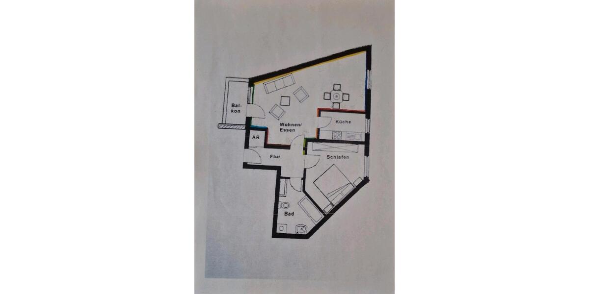 Etagenwohnung Schönebeck (Elbe) - 2 Zimmer, 64 m&sup2;, 426&euro; | Angebot:26403165