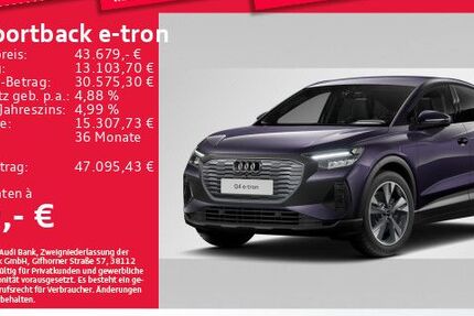 Audi Q4 e-tron 5.925 km 44.749 &euro; Eching 85386