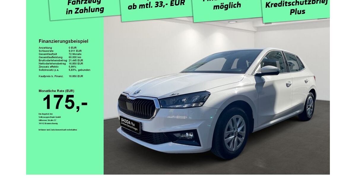Skoda Fabia 7.595 km 16.450 &euro; Wangen im Allgäu 88239