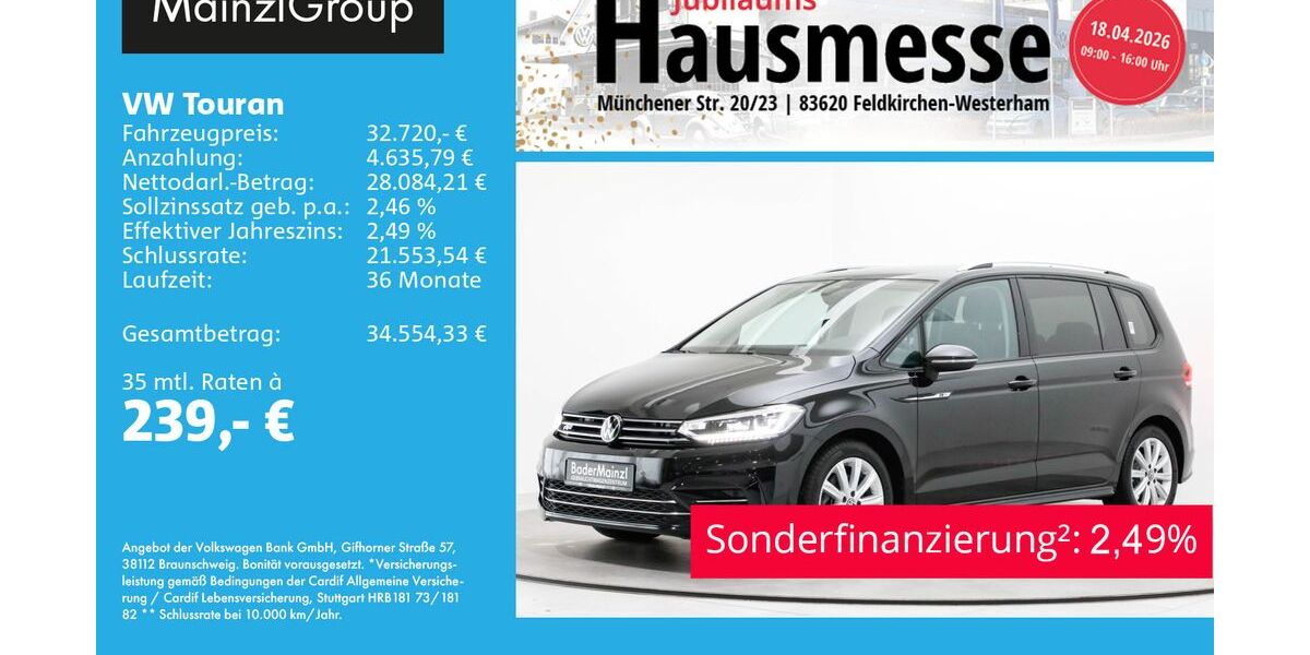 VW Touran 25.660 km 32.720 &euro; Feldkirchen/Westerham 83620