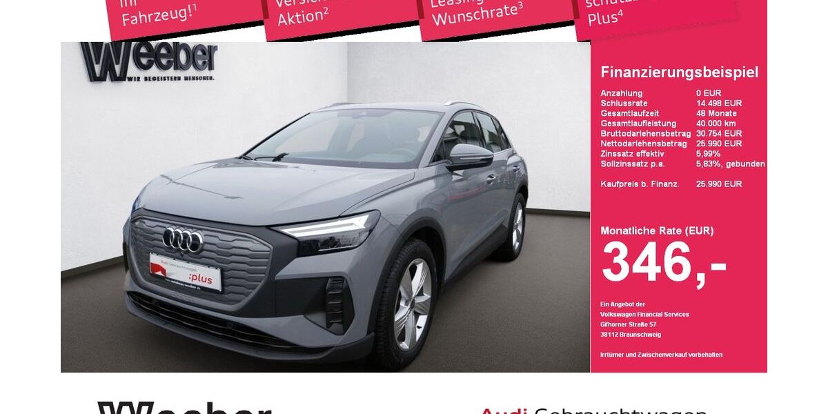 Audi Q4 e-tron 21.766 km 25.990 &euro; Herrenberg 71083