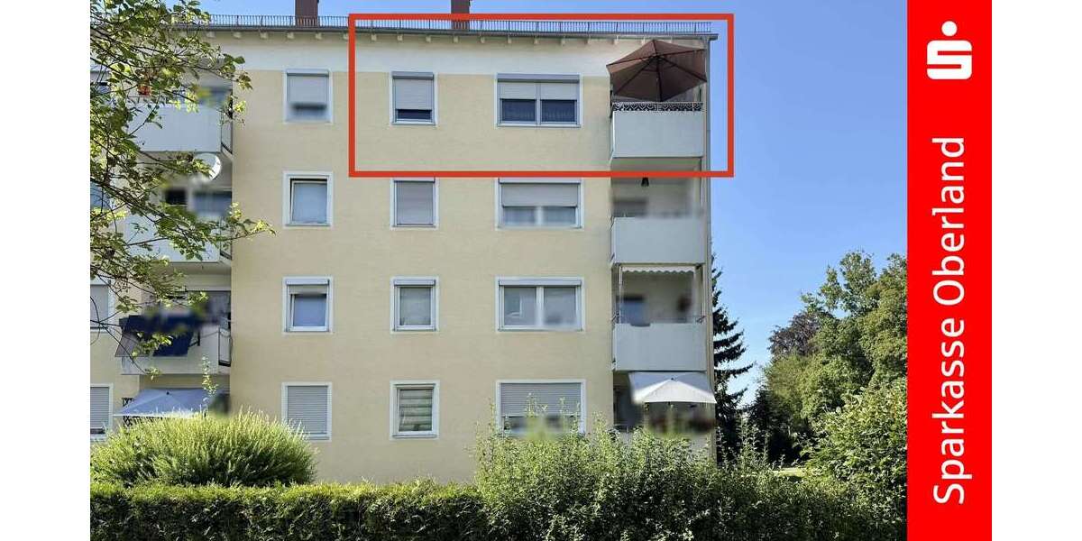 Etagenwohnung Schongau - 4 Zimmer, 84 m&sup2;, 300.000&euro; | Angebot:27102544