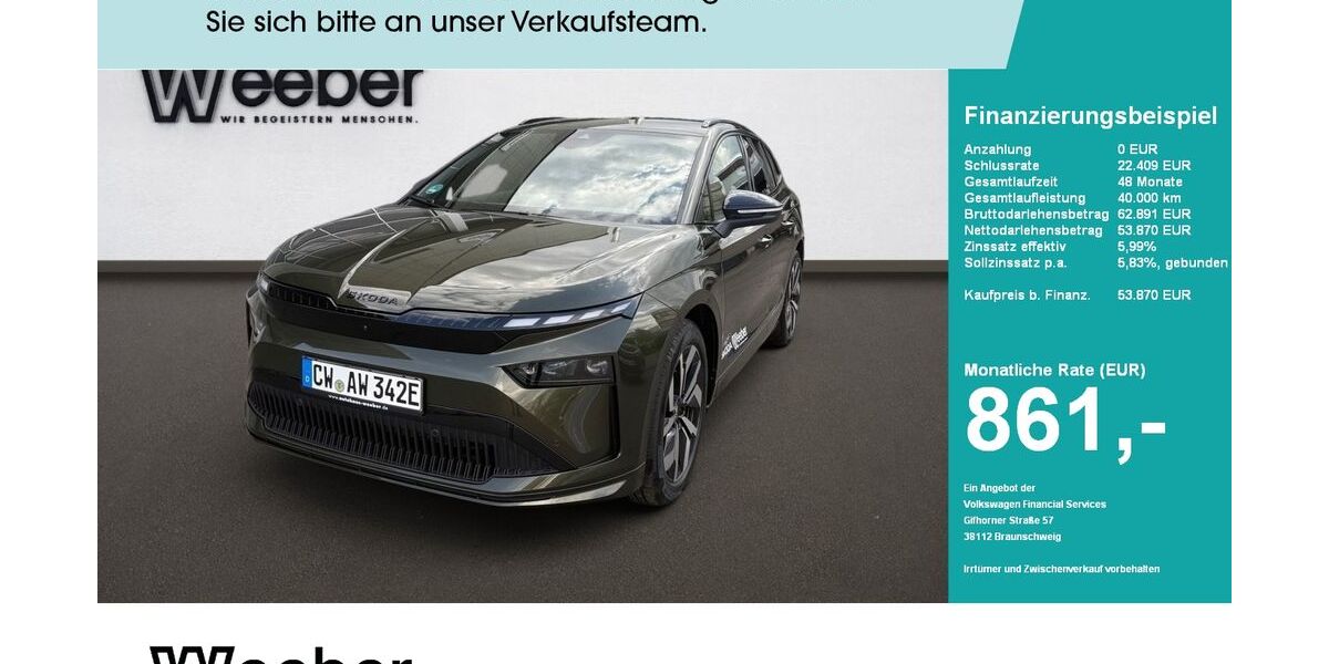 Skoda Enyaq 1.990 km 53.870 &euro; Calw 75365