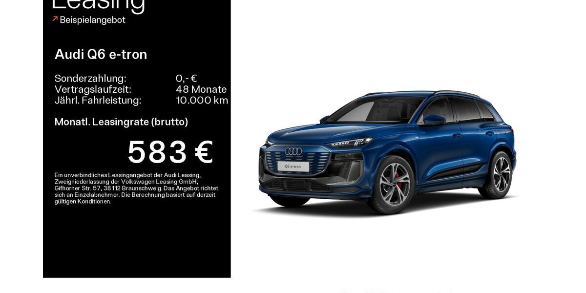 Audi Q6 e-tron 20.400 km 60.999 &euro; Linsengericht 63589