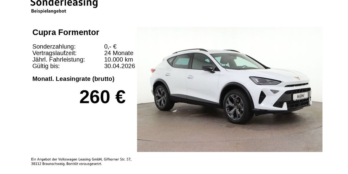 Cupra Formentor 22.580 km 32.390 &euro; Gifhorn 38518