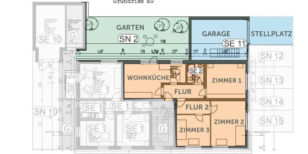 Etagenwohnung Ulm Weststadt - 4 Zimmer, 80 m&sup2;, 360.000&euro; | Angebot:26686045