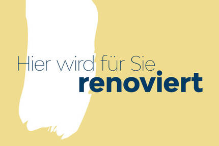 Hier wird für Sie neu saniert - EG rechts