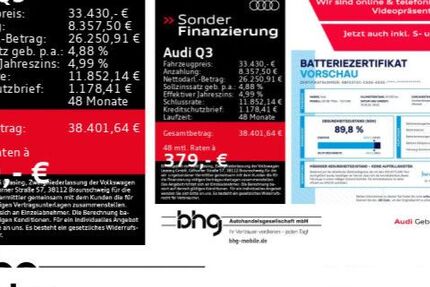 Audi Q3 50.555 km 33.430 &euro; Albstadt 72458