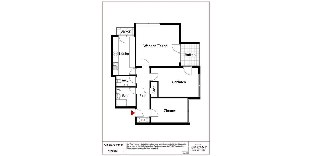 Etagenwohnung Fellbach Schmiden - 3 Zimmer, 84 m&sup2;, 299.000&euro; | Angebot:25567845