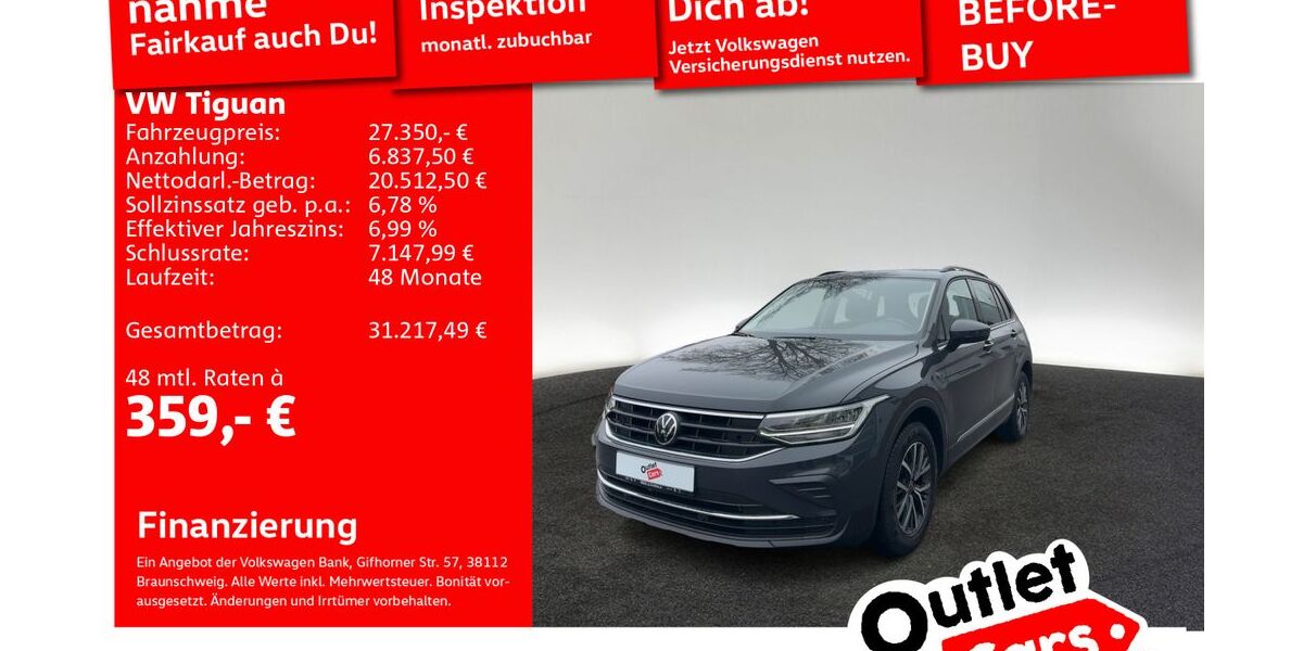 VW Tiguan 33.601 km 27.350 &euro; Senden 89250