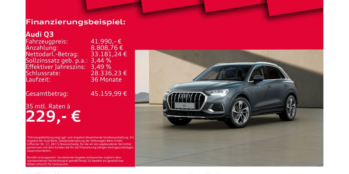 Audi Q3 4.360 km 40.990 &euro; Hannover 30179