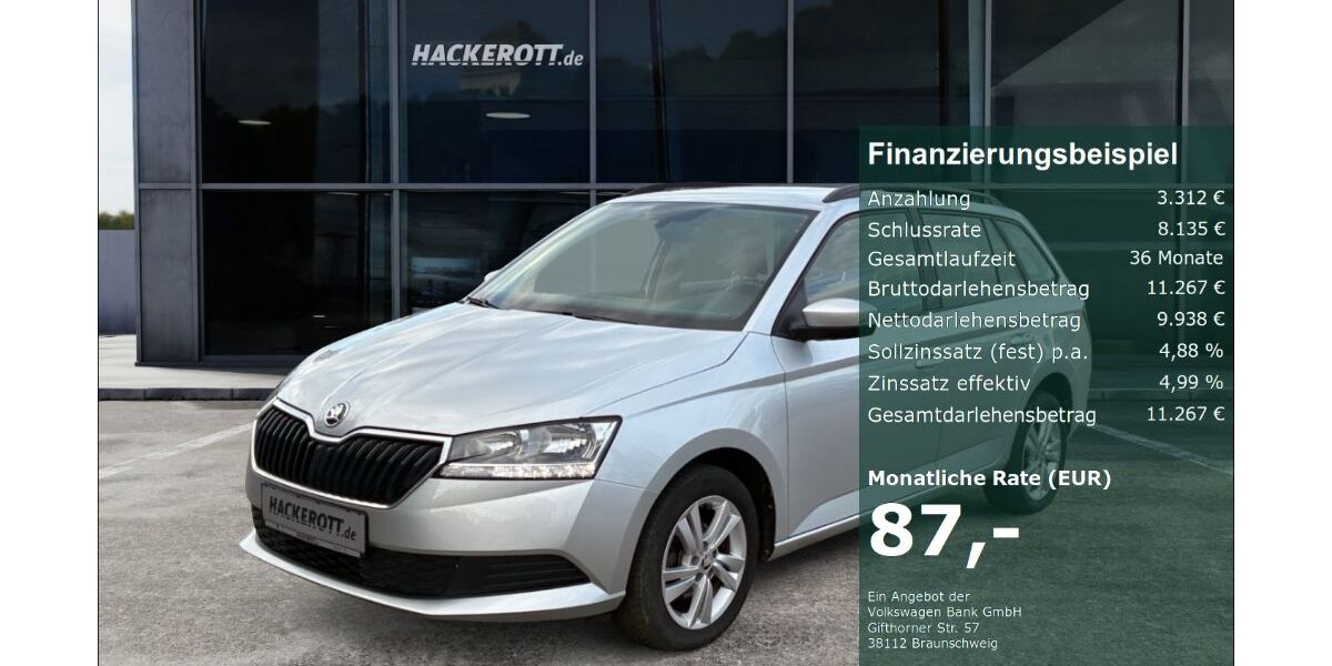 Skoda Fabia 75.732 km 12.980 &euro; Laatzen 30880