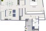 Dachgeschoßwohnung Jena Burgau - 2 Zimmer, 66 m&sup2;, 850&euro; | Angebot:25902656