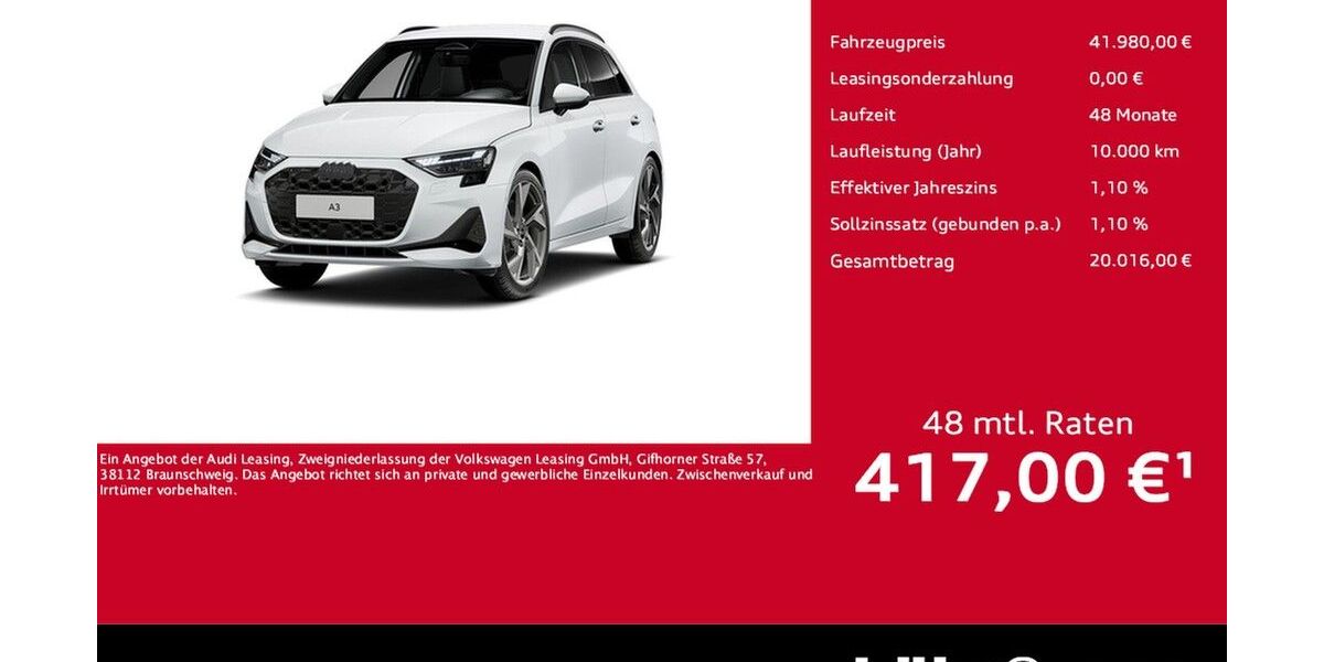 Audi A3 6.700 km 41.980 &euro; Trier 54292