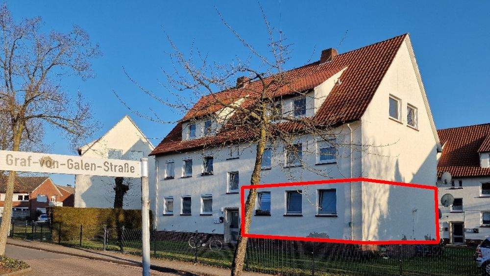 Etagenwohnung Vechta - 3 Zimmer, 58 m&sup2;, 145.000&euro; | Angebot:25673650