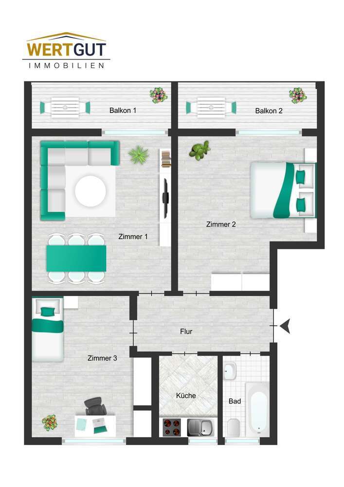 Wohnung zum Kaufen in Berlin 415.000 € 72 m²
