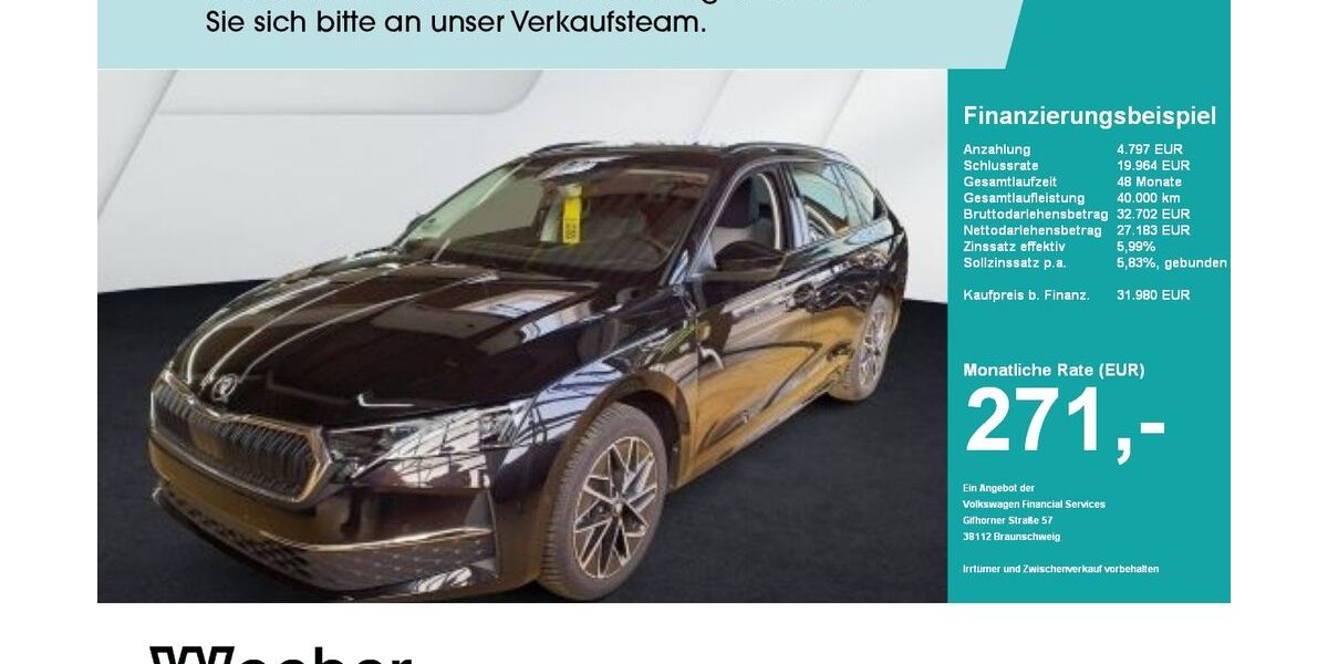 Skoda Octavia 15.150 km 31.980 &euro; Calw 75365
