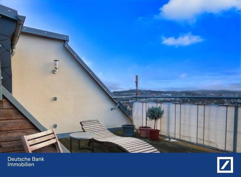 Maisonette-Dachgeschoßwohnung mit traumhaftem Blick über Plauen