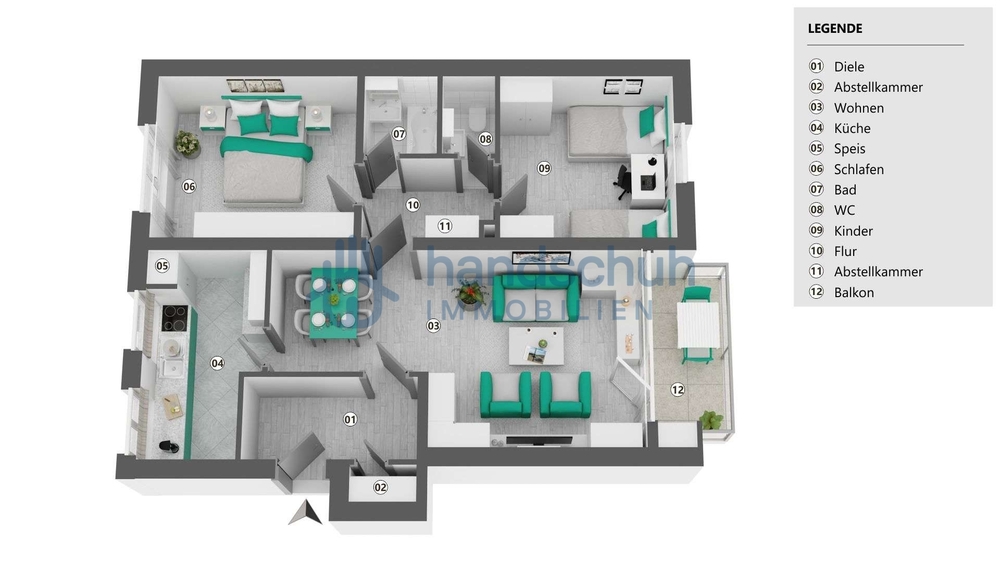 vermiete 74qm Eigentumswohnung in Bad Kreuznach - 3- Bad Kreuznach Bad Münster am Stein-Ebernburg | Angebot:27064289