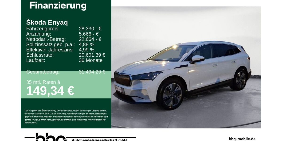 Skoda Enyaq 56.519 km 28.330 &euro; Reutlingen 72770