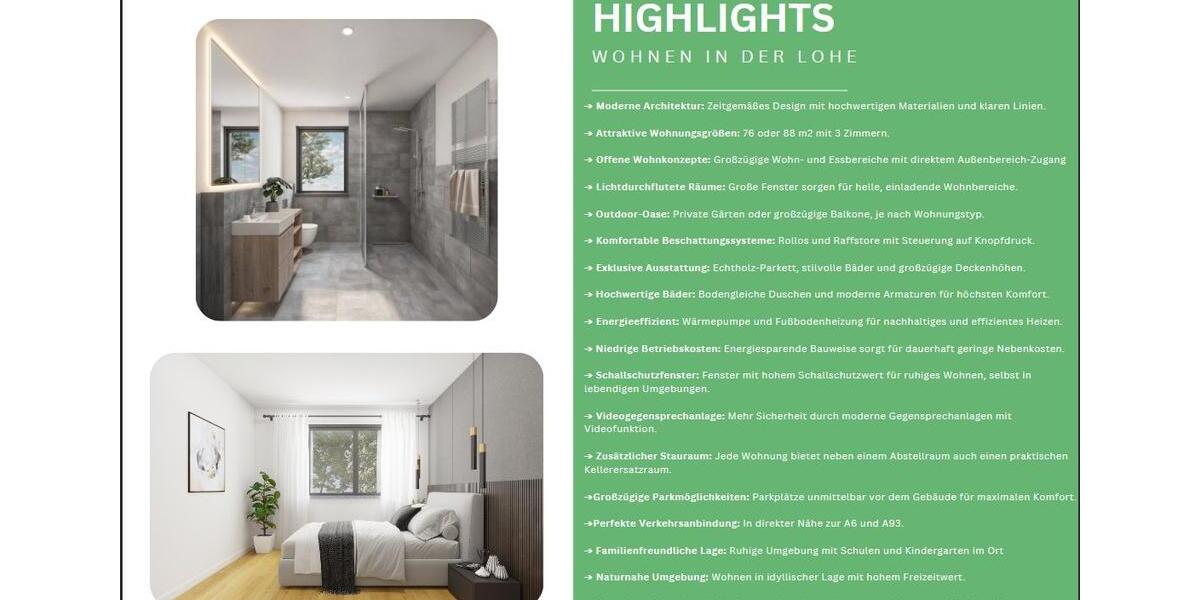 Etagenwohnung Schmidgaden - 3 Zimmer, 76 m&sup2;, 900&euro; | Angebot:26416411