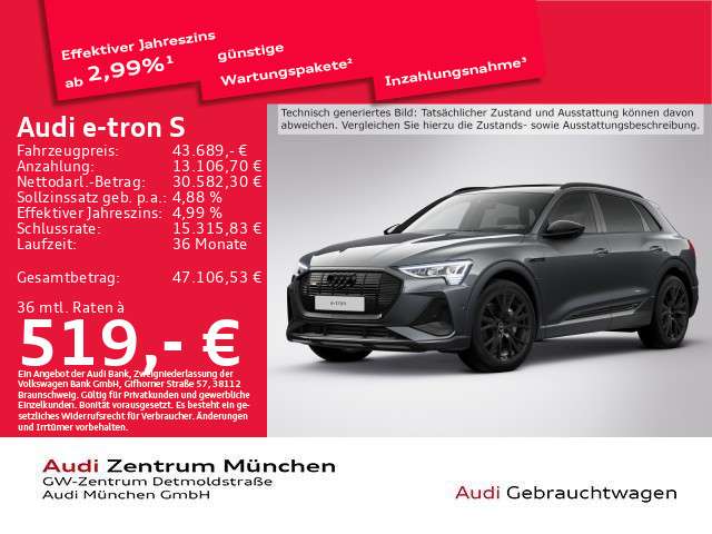 Audi e-tron 37.923 km 43.689 &euro; München 80935