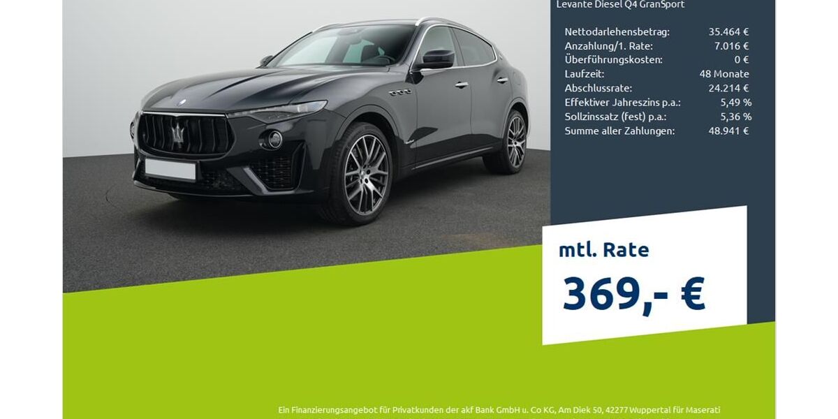 Maserati Levante 108.000 km 42.480 &euro; Münster - Amelsbüren 48163